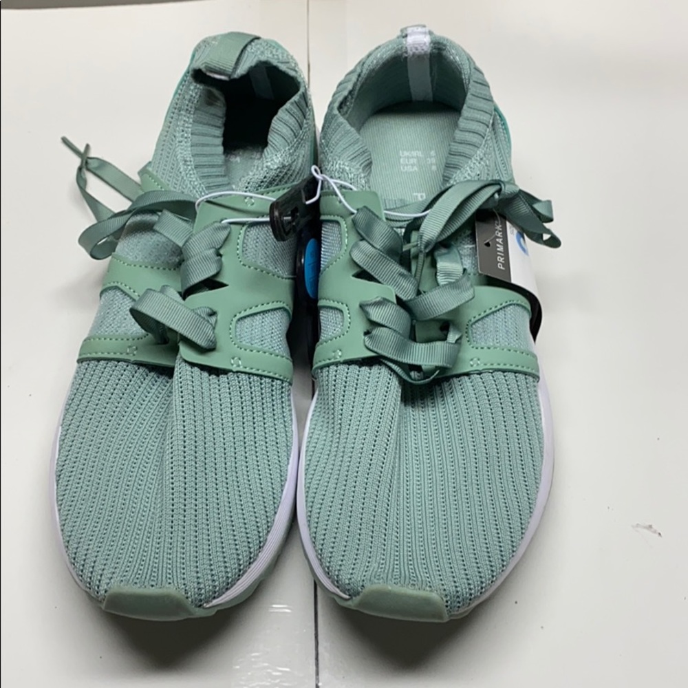 Primark sage green sneakers